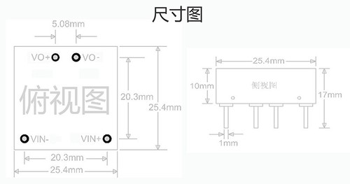 Mini DC-DC Buck Step Down Converter 9-36V 24V 12V to 5V 2A Isolated Power Supply - Picture 5 of 5