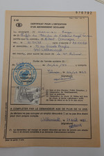 BELGIUM COLLEGE SCHOOL COURSE CERTIFICATE REVENUE DOCUMENT 1983