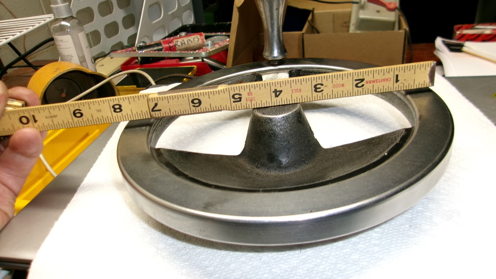 HARIG 612 SURFACE GRINDER TABLE HANDWHEEL