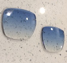 Optional Lens For Cartier Big C Wires. Gradient Blue 44mm.