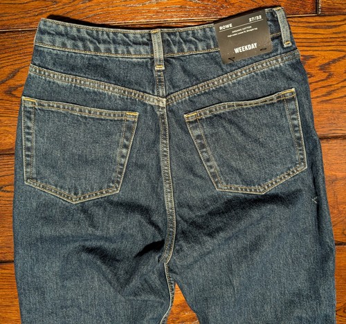 Weekday Rowe Damen High Waist Loose Fit Straight Leg Jeans Gr. 27 / 32 - Neu mit Etikett - Bild 9 von 13