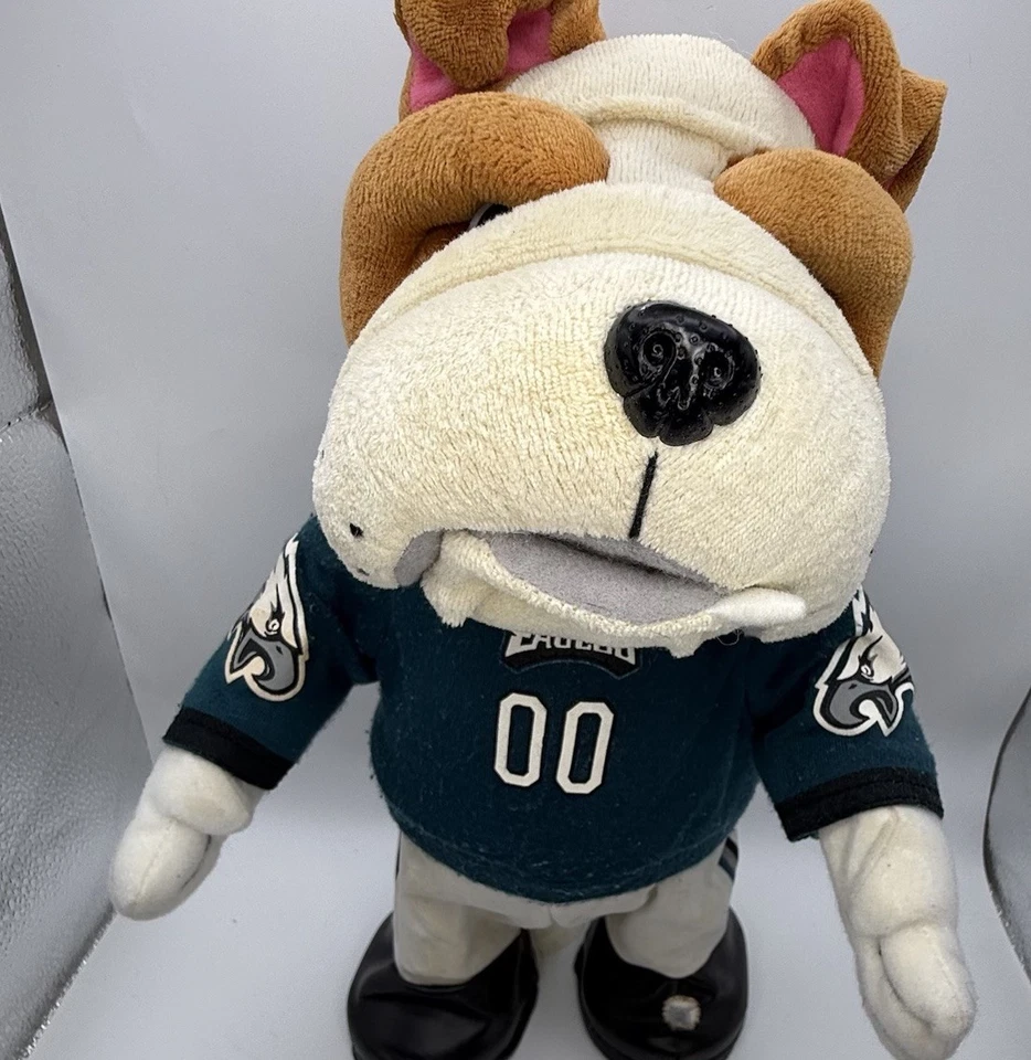 NFL DE COLECCIÓN PHILLY EAGLES CANTANDO FÚTBOL BULLDOG #00 GEMA ANIMADA IND. Foto 3 de 4
