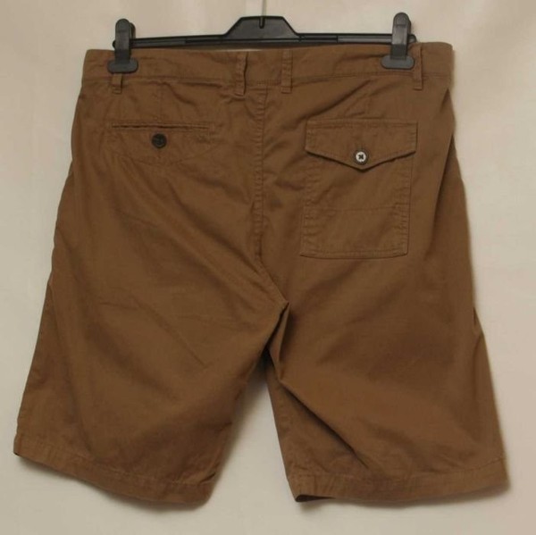 Men Pretty Green Shorts Beige Cotton 36-38