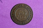 1924 George V Half Penny — photo from another recent sale