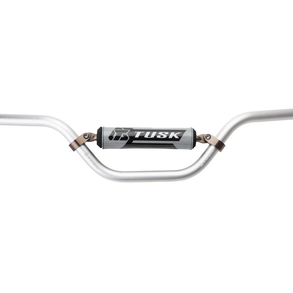 Tusk T-10 Aluminum 7/8" Handlebar Silver For HONDA CRF125F (Big Wheel) 2014-2023 - Image 2 of 4