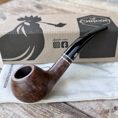 Chacom Complice #871 Bent Apple Tobacco Pipe France - New