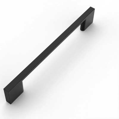 9Build 10er-Pack 160 mm schmal matt schwarz Schrank Schublade Griffe Zinklegierung