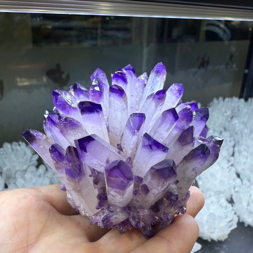 300g Natural Amethyst Quartz Cluster Crystal Mineral Healing Rock Stone1pc - Picture 4 of 10