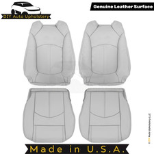 2013-2016 For Gmc Acadia Genuine Leather Front Replacement Covers Light Titanium