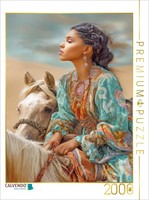 Calvendo Puzzle Love Of Horses | 2000 Pieces, Finished Size 35.4 × 26.4 In (90 ×