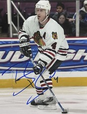 Bryan BERARD Signed 8x10 Photo! Chicago BLACKHAWKS D MAN! Rookie Of Year W/COA