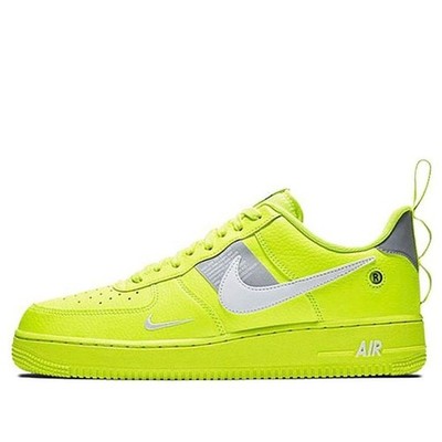 Size 9.5 - Nike Air Force 1 '07 LV8 Overbranding - Utility Volt 2 Neon