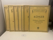 Schirmer's Library Of Musical Classics Piano Books Lot Of 7 Mixed Vols