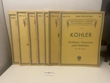 Schirmer's Library Of Musical Classics Piano Books Lot Of 7 Mixed Vols