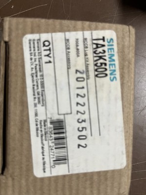 Siemens TA3K500 MCCB Lug Kit Assembly Circuit Breaker 700-800A  NEW BOX