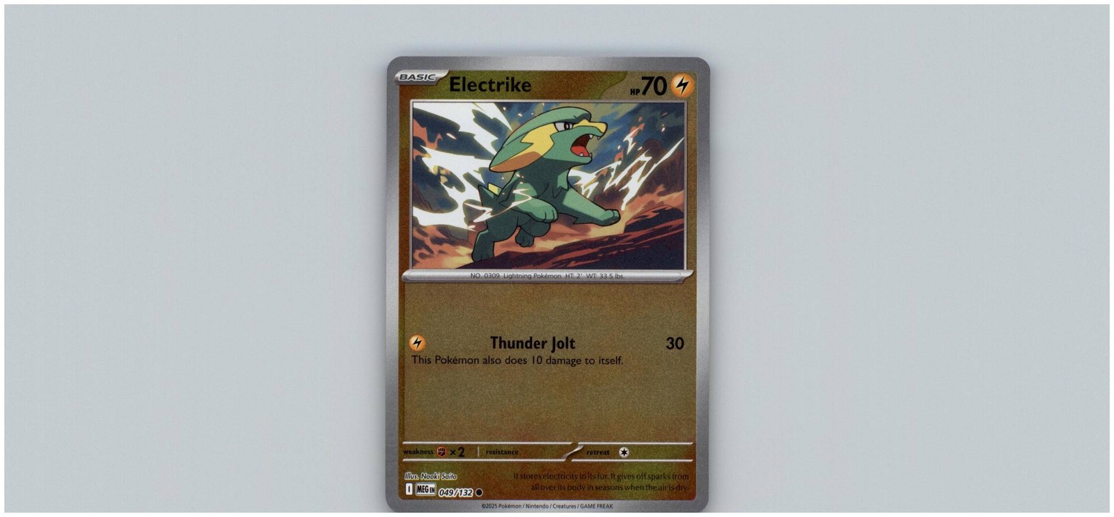 ME01: Mega Evolution #049/132 Electrike Reverse Holo