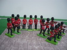 BRITAINS DEETAIL 2 FULL SETS OF 6 SCOTS GUARDS PLUS 3 EXTRA TOY SOLDIERS