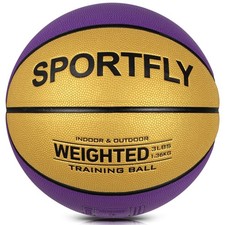 Basketball Weighted 1.3kg Auxiliary Heavy 3lbs Size 7 for Indoor Outdoor Trai...