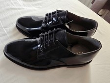 Topman Black Tyger Derby Shoes Size 10 BNIB