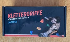 Klettergriffe F&uuml;r Indoor und Outdoor 1 Set je 20 St&uuml;ck Griffe NEU bunt 5 Farben