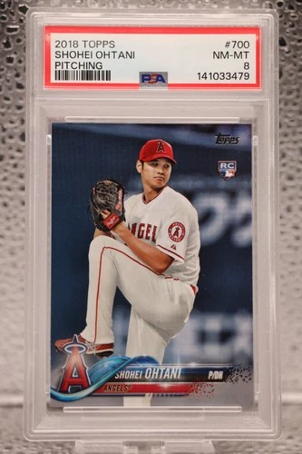 2018 Topps - Shohei Ohtani #700 Pitching (RC) PSA 8