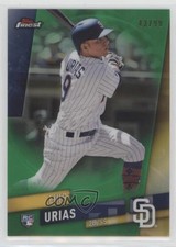 2019 Topps Finest Green Refractor 43/99 Luis Urias #56 2r8