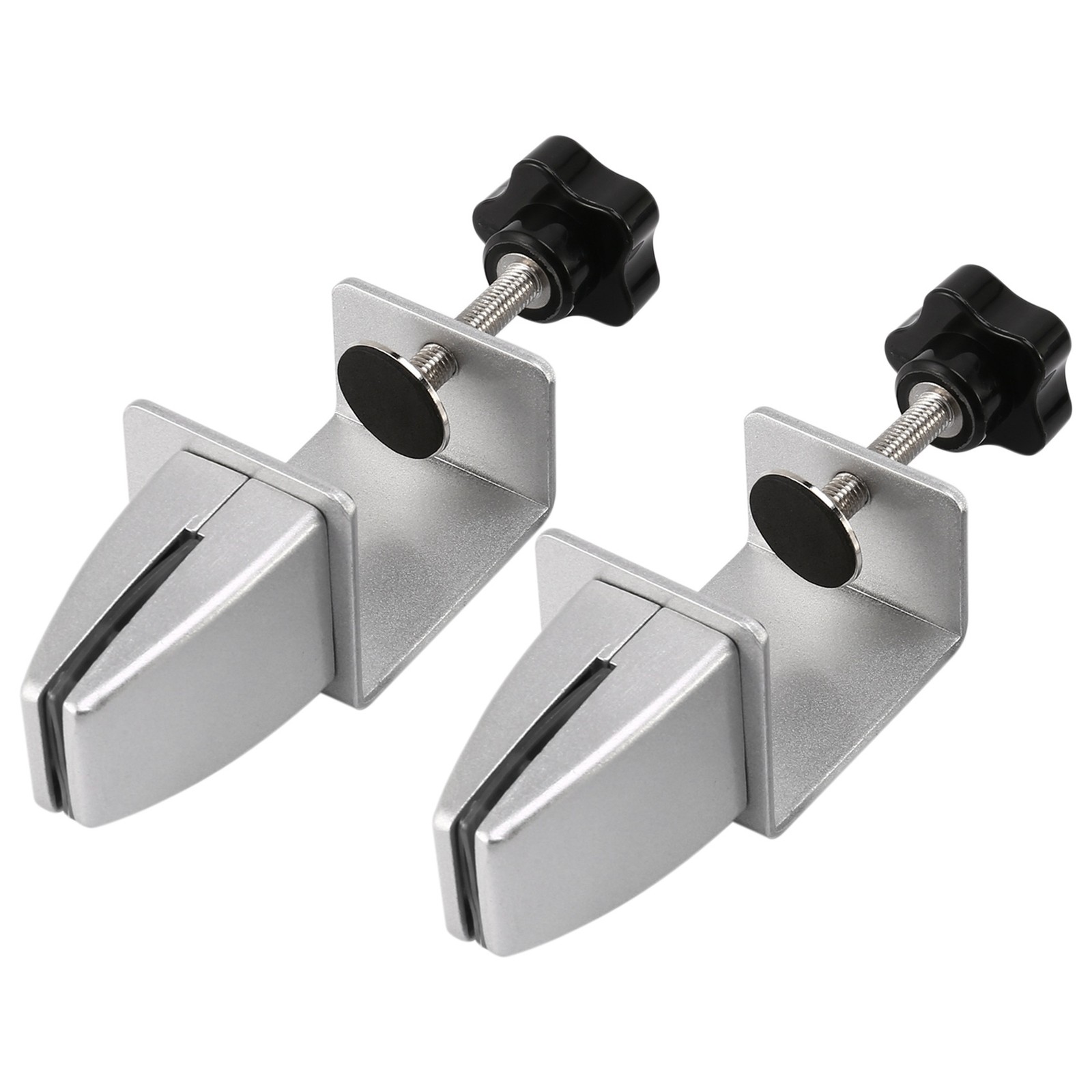 2-Piece Rivet Guard Clamp Mount Desk Partition Wall Clamp for 1/8-Inch 8380