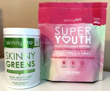 SKINNY FIT SUPER YOUTH MULTI-COLLAGEN STRAWBERRY WATERMELON + SKINNY GREENS