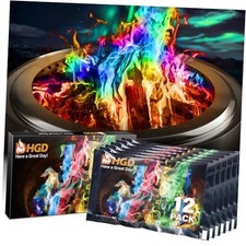  (12 Pack) Magic Campfire Fire Color Changing Packets for Fire Pit, 12pcs