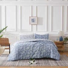 Southshore Fine Living, Inc. King/Cal King Blue Paisley Duvet Cover Set