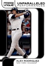 2009 Topps Unique Unparalleled Performances #UP04 Alex Rodriguez