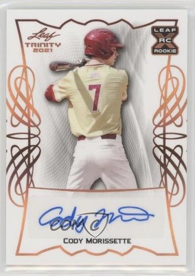 2021 Leaf Trinity Cody Morissette #BA-CM1 Auto 4z8