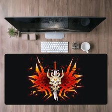 40 90cmDoom Gaming Mouse Pad with Non-Slip Rubber Base - Large Mousepad for PC,