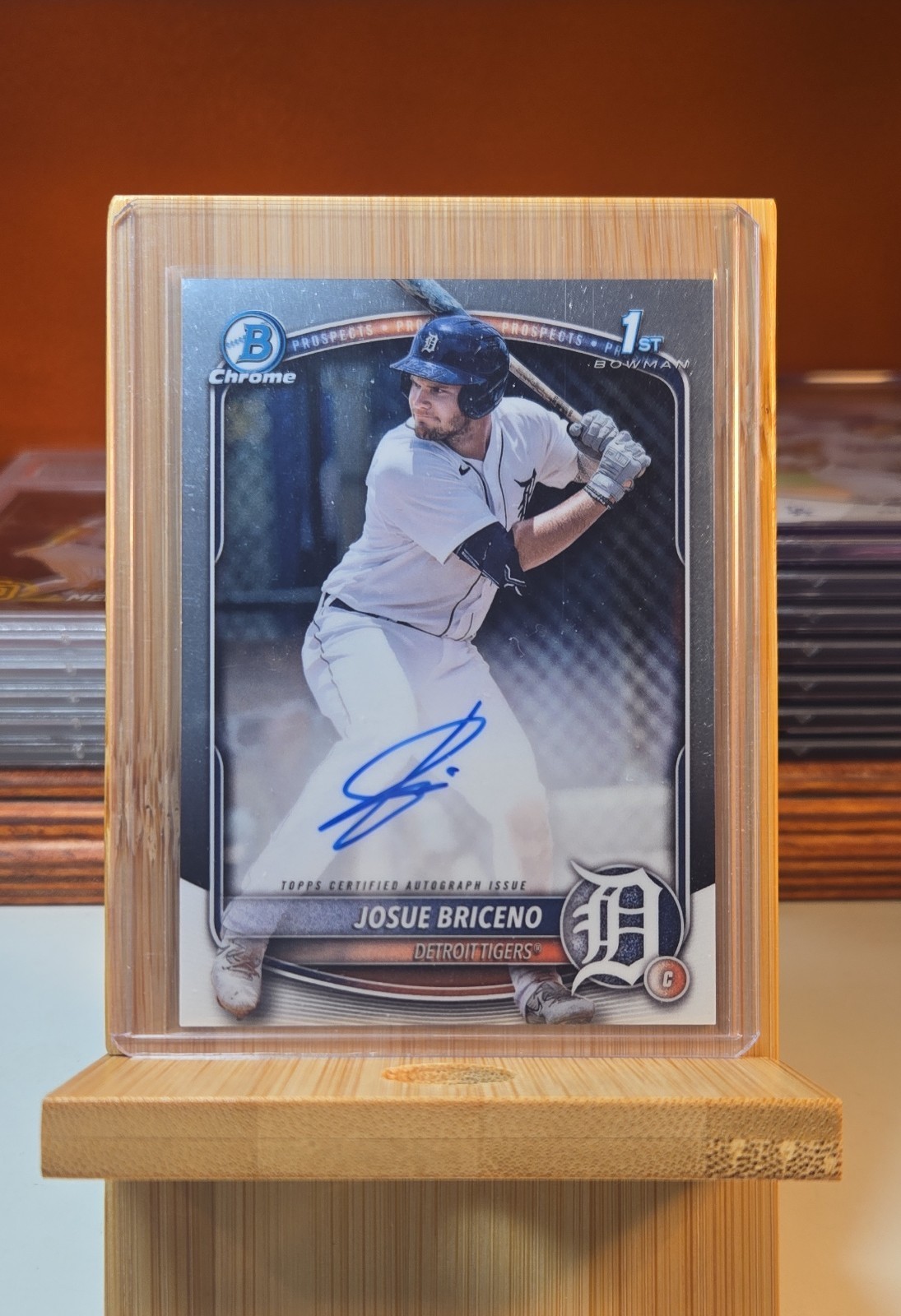 2025 Bowman - Chrome Prospect Autographs Josue Briceno #CPA-JB (AU, RC)