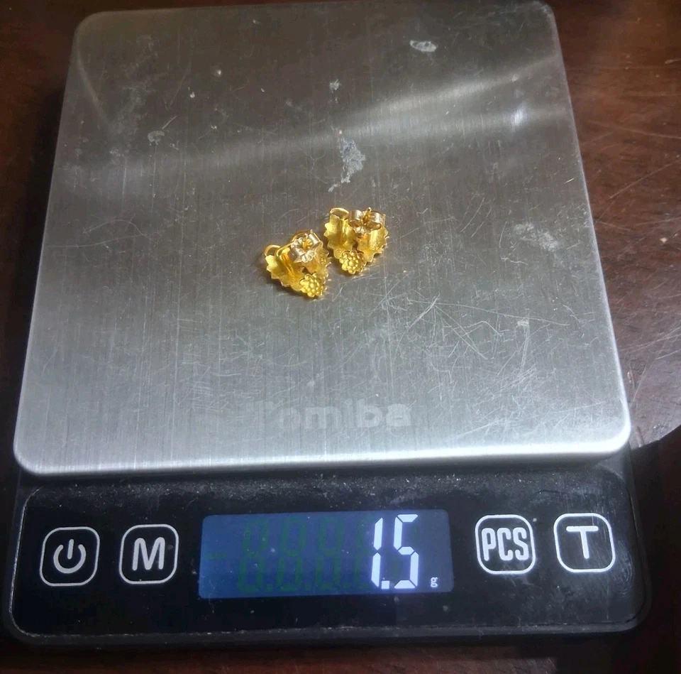 🔥 Vintage Jco Landstrom's 10k 12k Black Hills Gold Earrings Not Scrap 1.5 Grams - Image 4 of 4