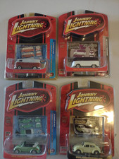 Lot of 4 Johnny Lightning VW, Volkswagen/ Samba, Bug