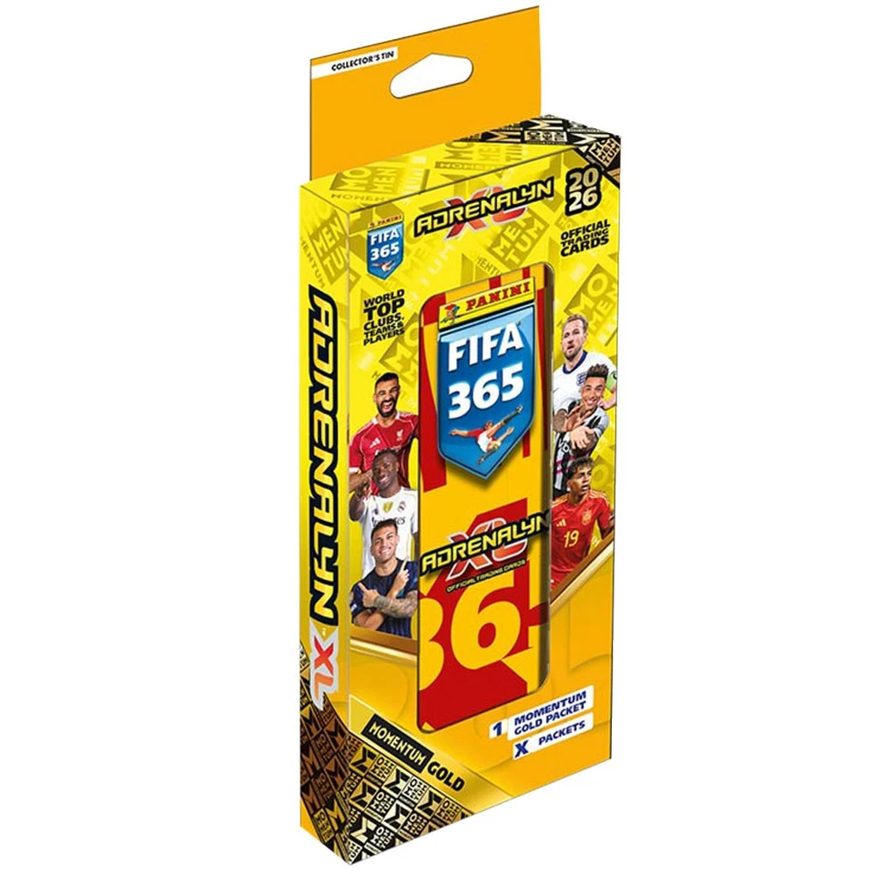 PANINI FIFA 365 Adrenalyn XL 2026 Trading Cards - 1 Pencil Tin