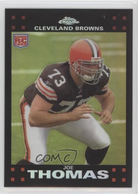 2007 Topps Chrome Refractor Joe Thomas #TC264 HOF 1wv