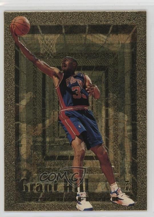 1994-95 Topps Embossed Golden Idol Grant Hill #103 Rookie RC HOF