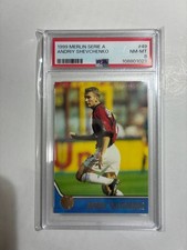 PSA8 1999 MERLIN SERIEA ANDRIY SHEVCHENKO BASE rookie CARD NO.49 Shevchenko. rookie card picture