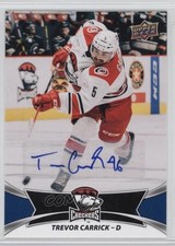 2016-17 Upper Deck AHL Auto Trevor Carrick #6 Auto 12g7