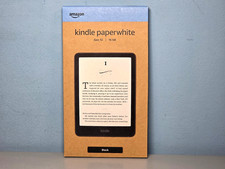 Amazon Kindle Paperwhite 12th Gen 16GB 7" Screen E-Reader Black New Sealed