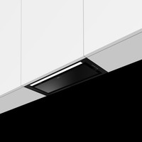 Elica Sleek 2.0 80cm Canopy Cooker Hood - Black SLEEK2.0-BLK-80