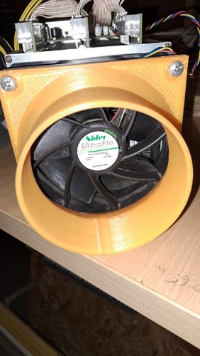 Antminer S9i mit Netzteil Bitcoin Miner + Lüfter Aufsatz (defekt) - Bild 10 von 10