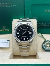 Rolex 124300 2022 Black Dial Box & Papers