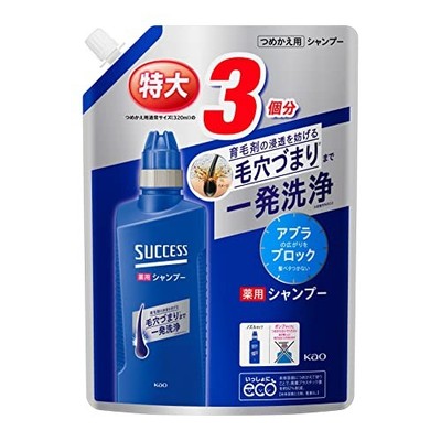SUCCESS Medicated Shampoo Refill 960ml Large Size Japan