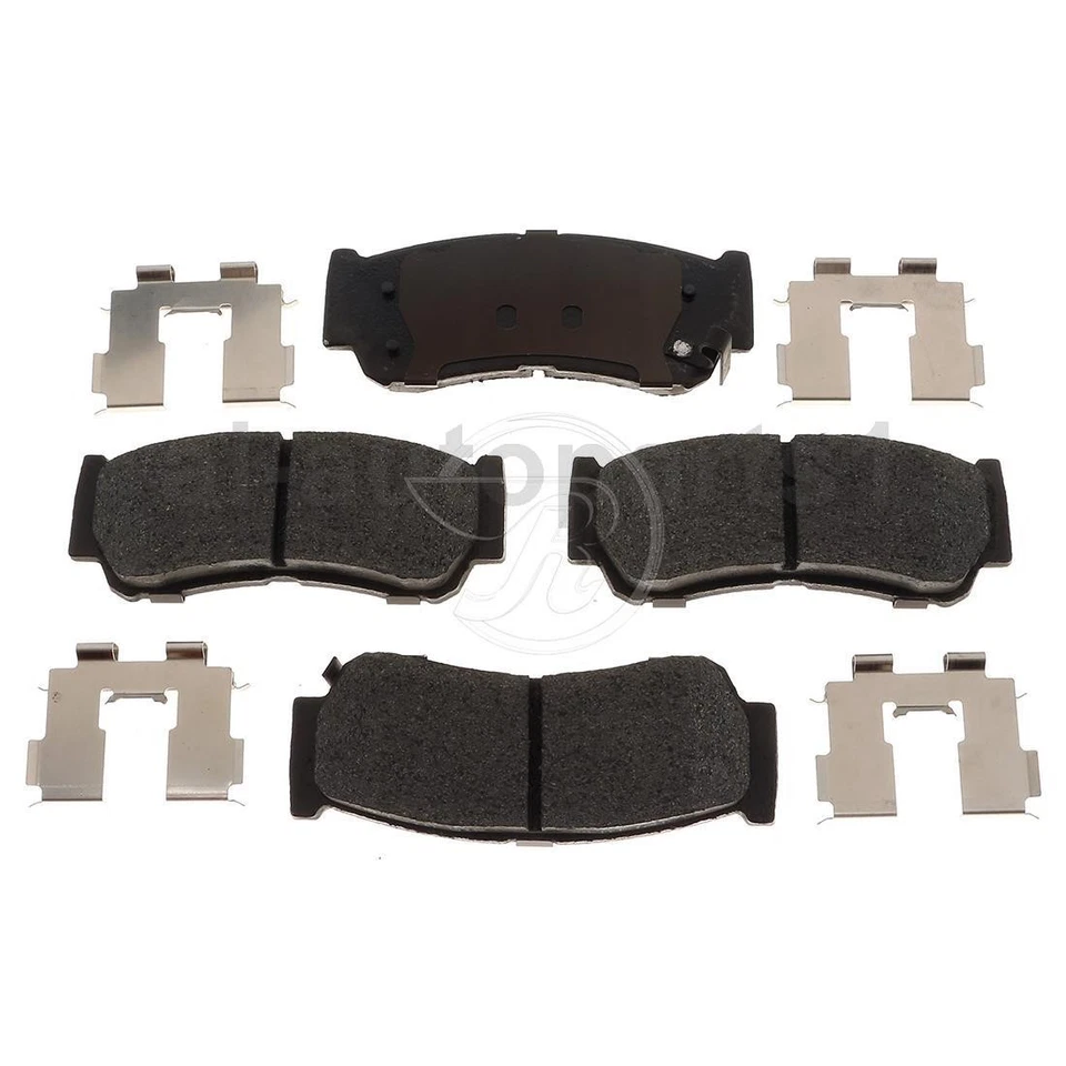 Kit de rotores de freno trasero y pastillas de freno para Hyundai Santa Fe 2007 2008 2009 Foto 2 de 4