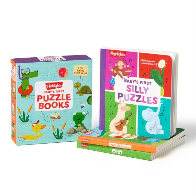Babys First Puzzle Books  Interactive Board  by Highlights Highlights HARDBACK