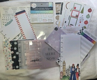 Lot Of The Happy Planner Refills Inserts Expense Tracker Envelope Stickers 