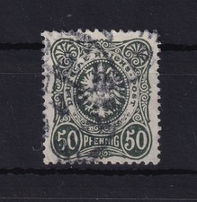 AW070) Deutsches Reich Nr 44 Id gestempelt gepr&uuml;ft J&auml;schke-Lantelme BPP Mi. 100&euro;